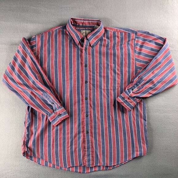 VTG Apparel Workshop Pinstripe Button Down Casual Shirt - Picture 2 of 9